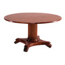 Country English Reeded Column Pedestal Table on Designer Pages