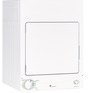 GE Spacemaker® 120V 3.6 Cu. Ft. Capacity Stationary Electric Dryer, DSKS333ECWW on Designer Pages