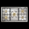 KG 491 36-inch Stainless Steel Gas Cooktop on Designer Pages