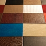 Luxury Italian leather tiles on Designer Pages