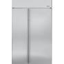 48" Built-In Side-by-Side Refrigerator, Model#: ZISS480NXSS on Designer Pages